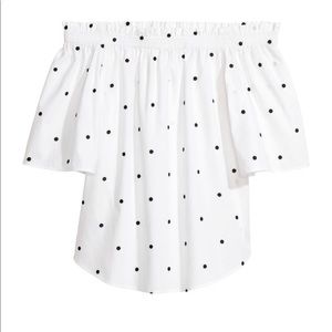 H&M off the shoulder top